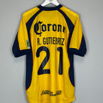 2001/02 CLUB AMERICA R.GUTIEREZ #21 HOME SHIRT (M) NIKE