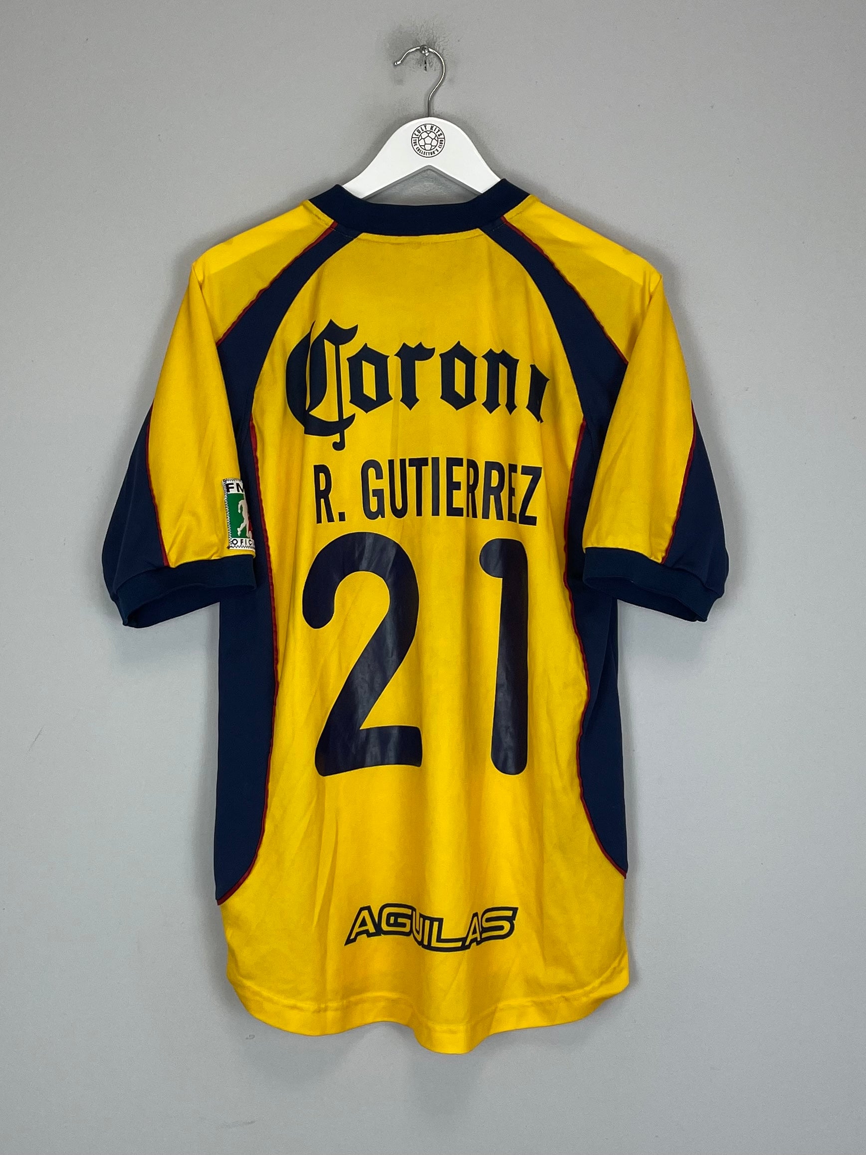 2001/02 CLUB AMERICA R.GUTIEREZ #21 HOME SHIRT (M) NIKE