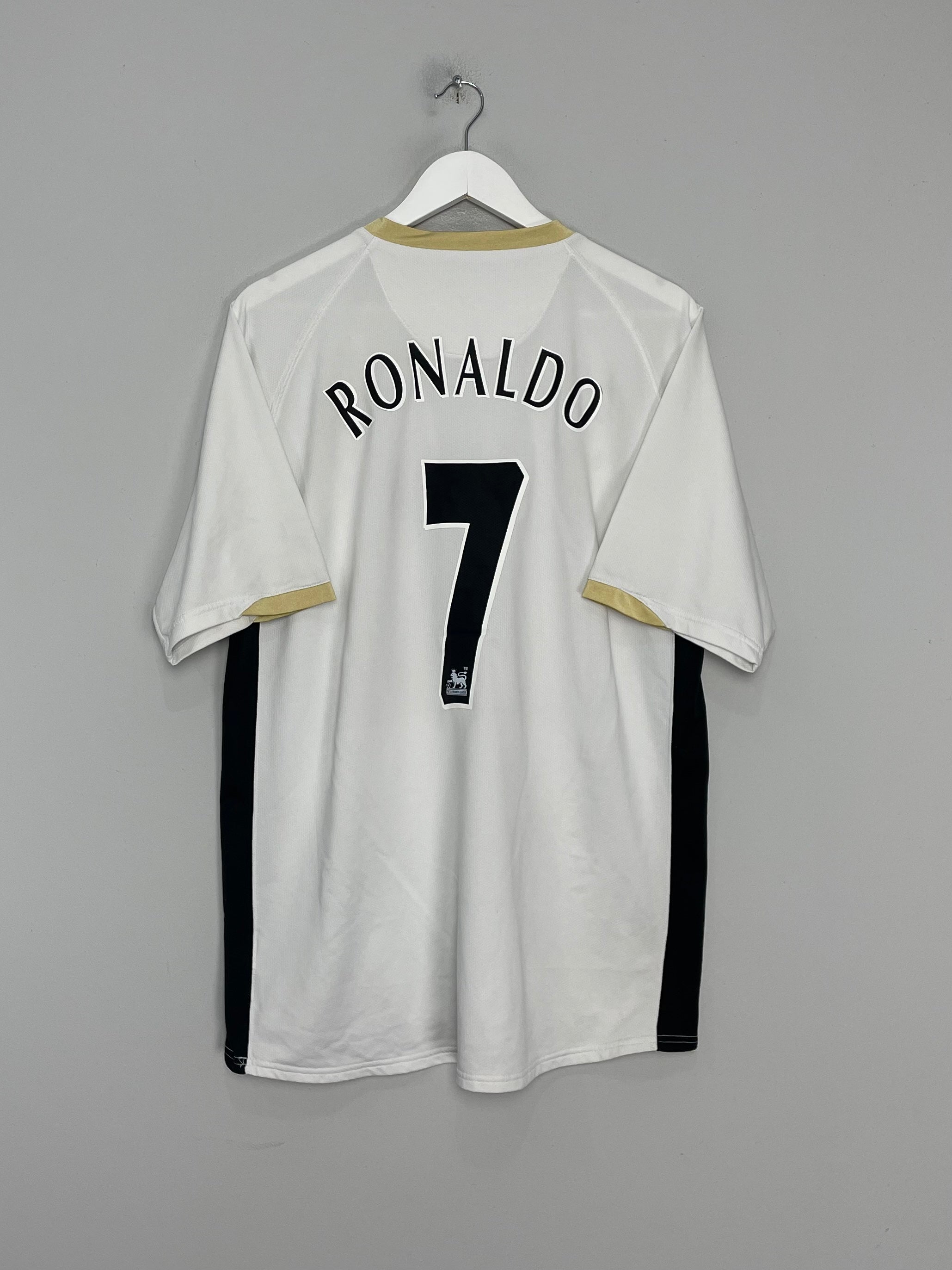 2006/08 MANCHESTER UNITED RONALDO #7 AWAY SHIRT (L) NIKE