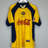 2001/02 CLUB AMERICA R.GUTIERREZ #21 HOME SHIRT (M) NIKE