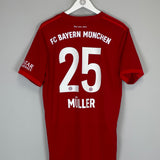 2019/20 BAYERN MUNICH MULLER #25 HOME SHIRT (L) ADIDAS