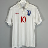 2009/10 ENGLAND ROONEY #10 HOME SHIRT (L) UMBRO