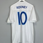 2010/11 ENGLAND ROONEY #10 HOME SHIRT (M) UMBRO