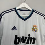 2012/13 REAL MADRID RONALDO #7 L/S HOME SHIRT (L) ADIDAS