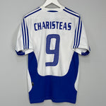 2004/05 GREECE CHARISTEAS #9 HOME SHIRT (M) ADIDAS