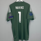 2017/18 REAL MADRID NAVAS #1 GK SHIRT (XL) ADIDAS