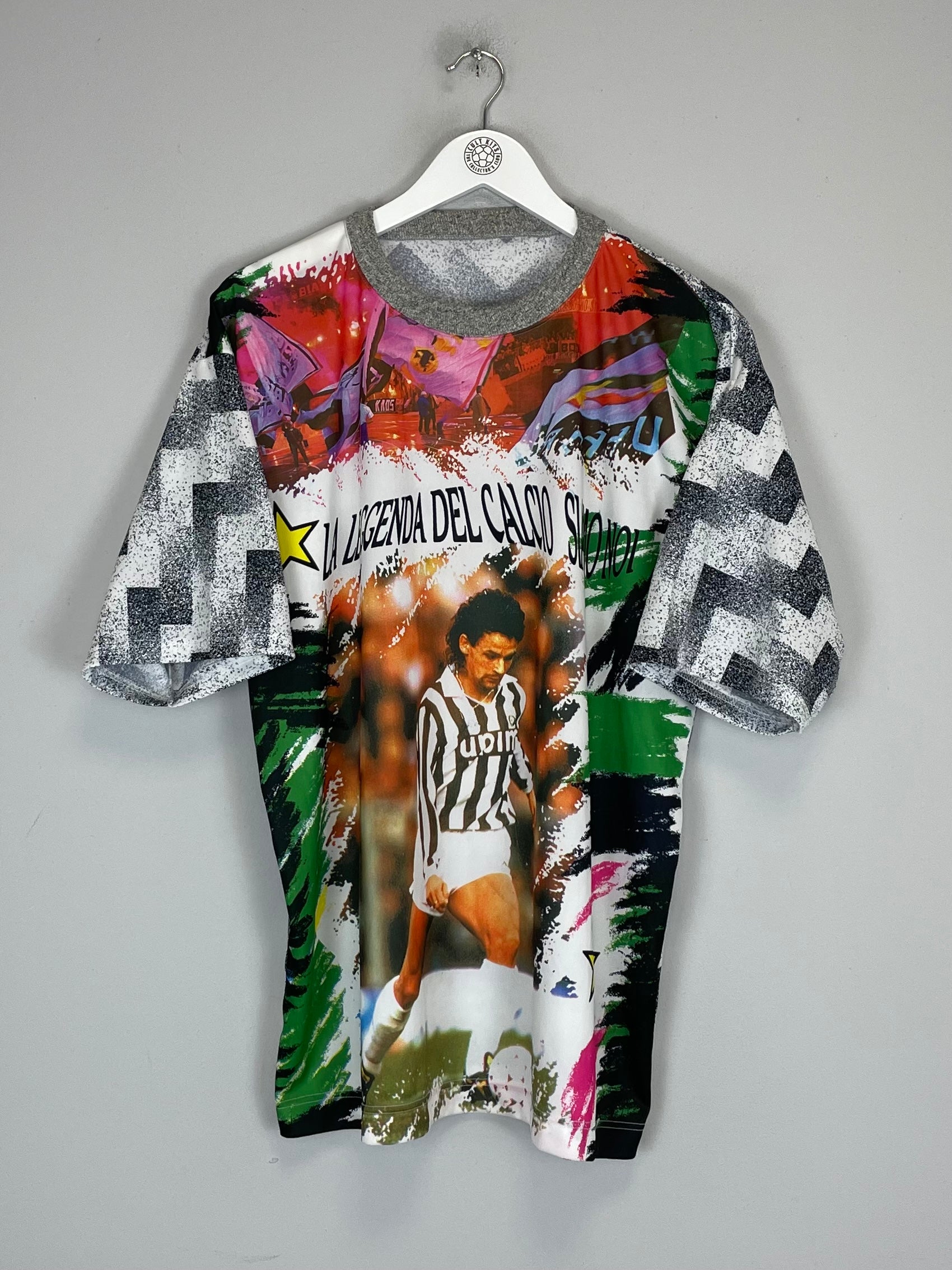 1990'S JUVENTUS BAGGIO BOOTLEG TEE (M) OM