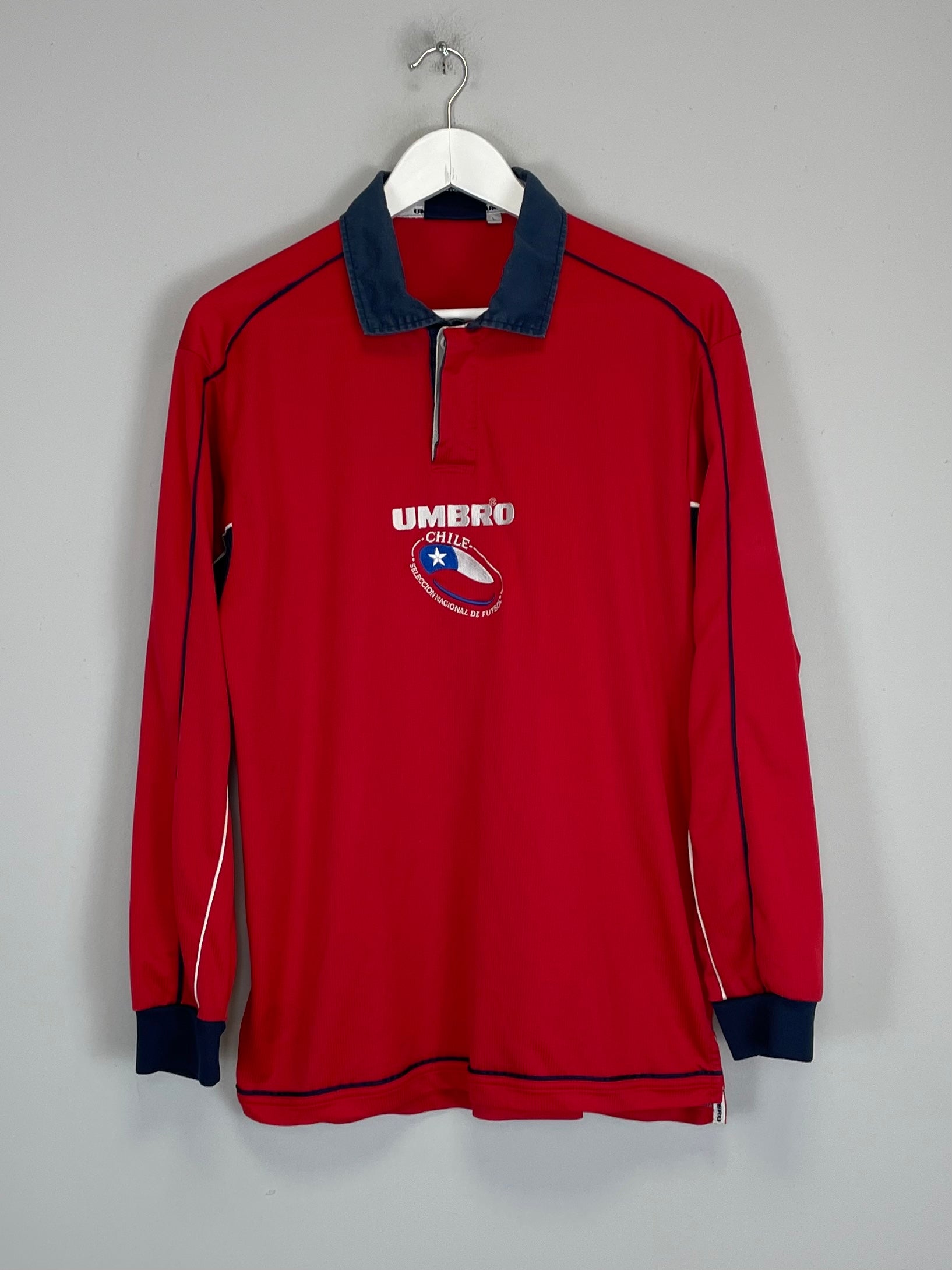 2000/02 CHILE L/S HOME SHIRT (L) UMBRO