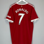 2021/22 MANCHESTER UNITED RONALDO #7 HOME SHIRT (XXL) ADIDAS