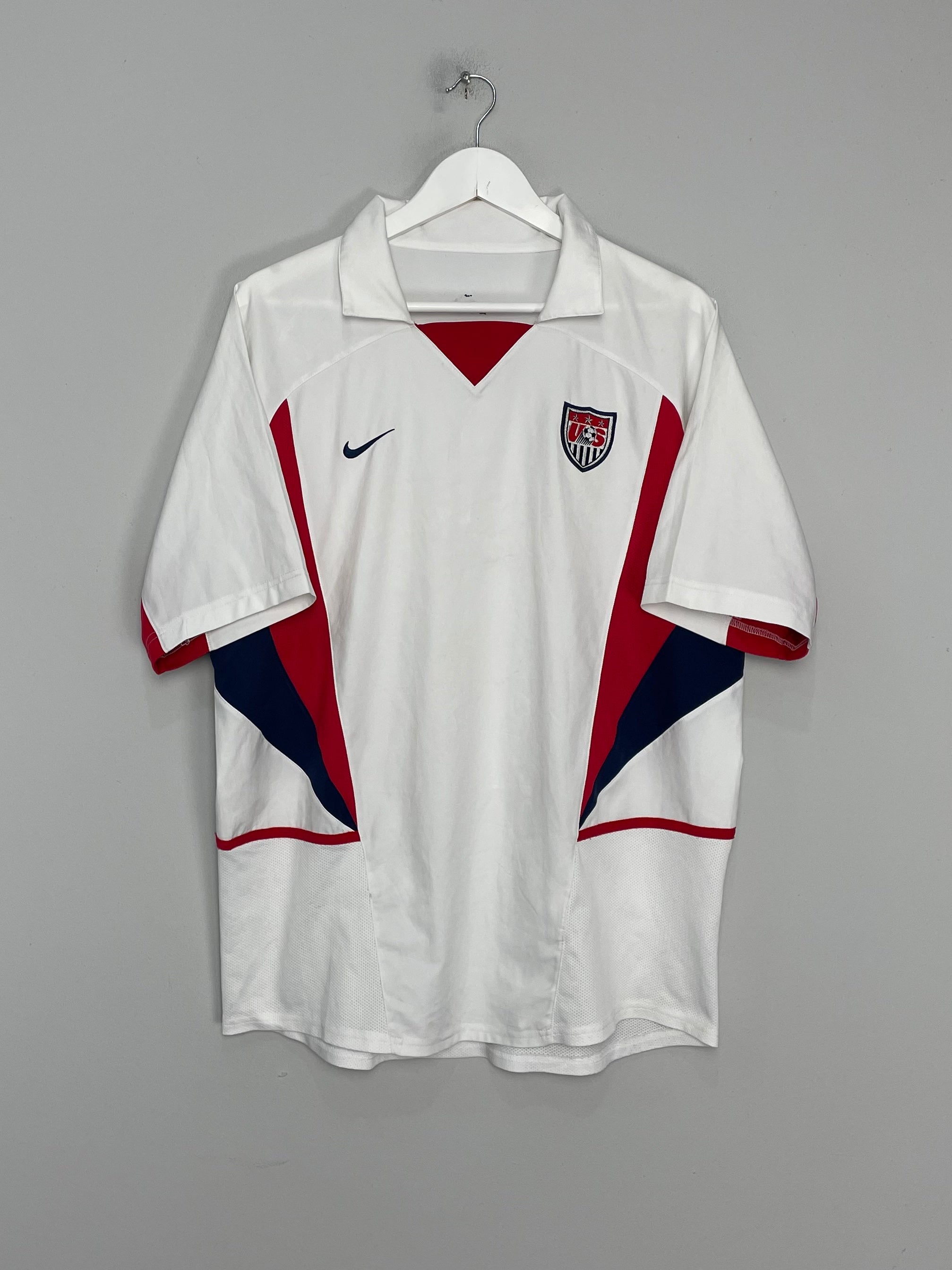 2002/04 USA HOME SHIRT (XL) NIKE