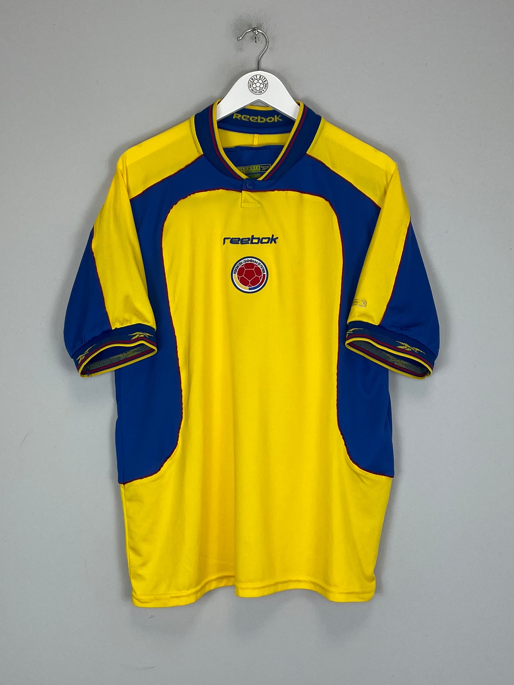 2001/03 COLOMBIA HOME SHIRT (M) REEBOK