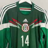 2014/15 MEXICO J.HERNANDEZ #14 L/S HOME SHIRT (L) ADIDAS