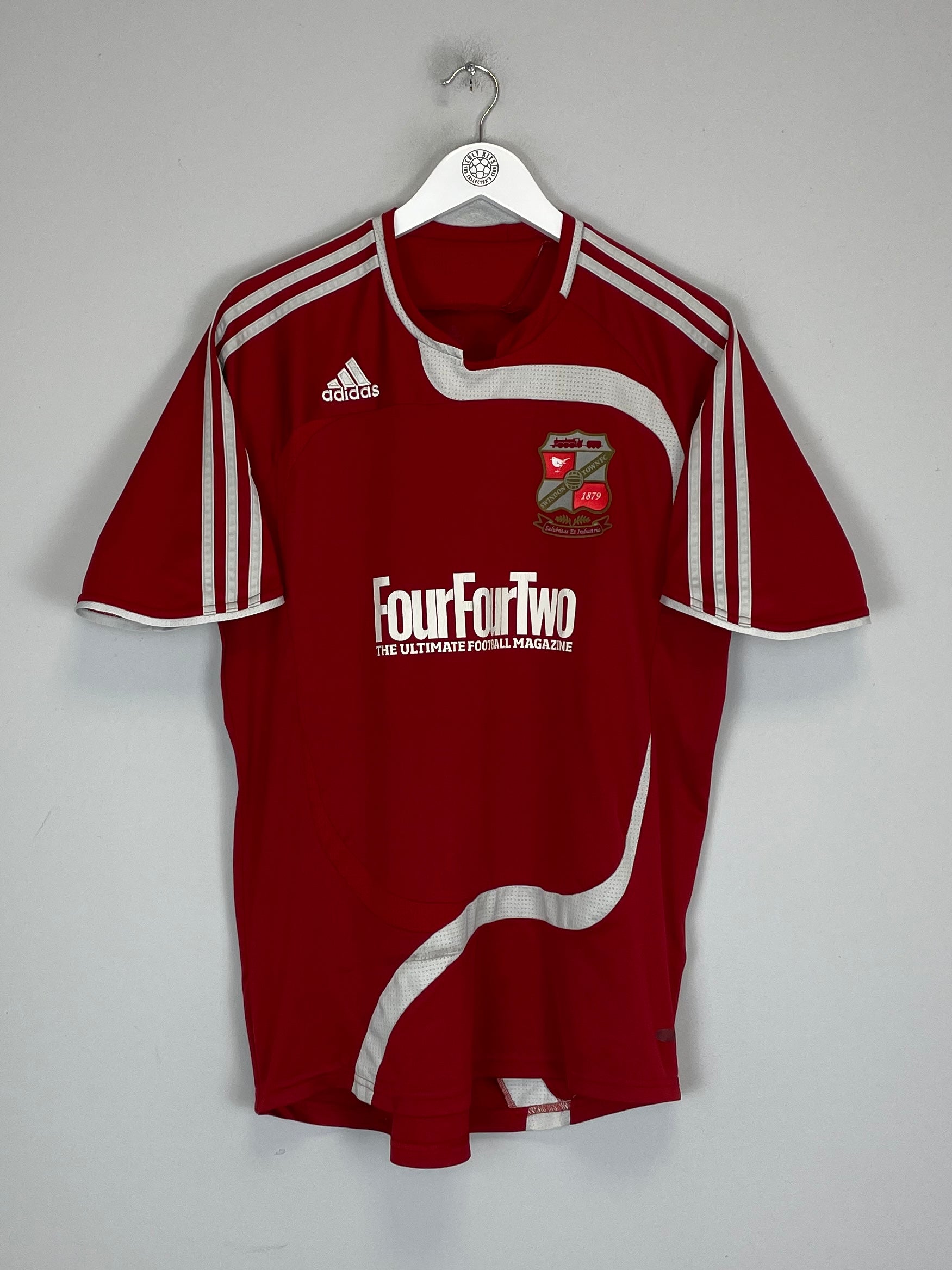 2009/10 SWINDON TOWN HOME SHIRT (L) ADIDAS