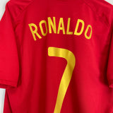 2008/10 PORTUGAL RONALDO #7 HOME SHIRT (L) NIKE