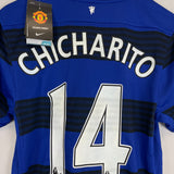 2011/13 MANCHESTER UNITED CHICHARITO #14 *BNWT* AWAY SHIRT (S) NIKE