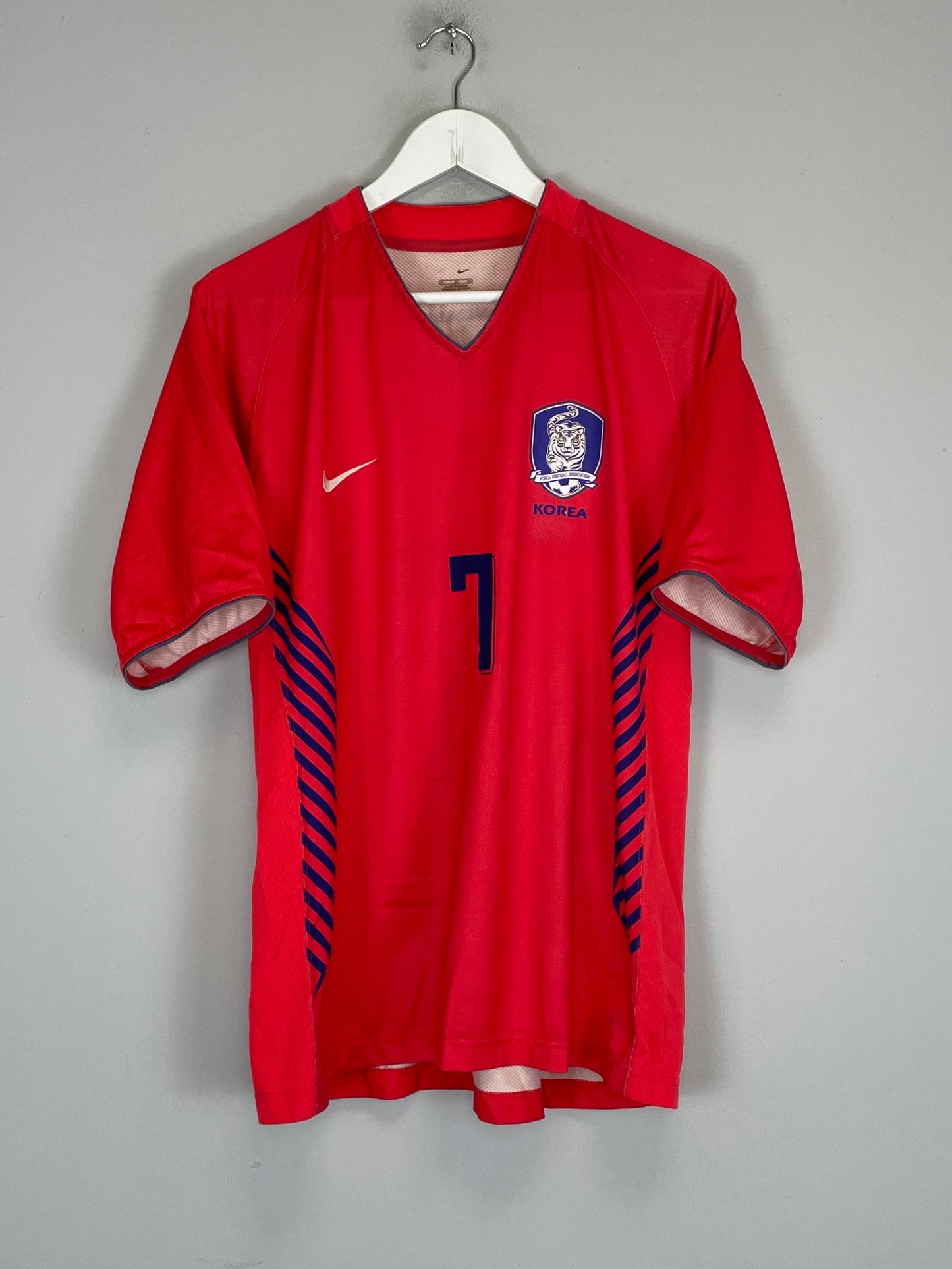 2006/08 SOUTH KOREA JI SUNG #7 HOME SHIRT (XL) NIKE