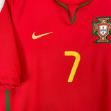 2008/10 PORTUGAL RONALDO #7 HOME SHIRT (L) NIKE