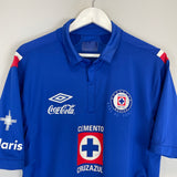 2012/13 CRUZ AZUL HOME SHIRT (L) UMBRO