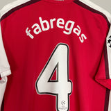 2008/10 ARSENAL FABREGAS #4 C/L HOME SHIRT (L) NIKE