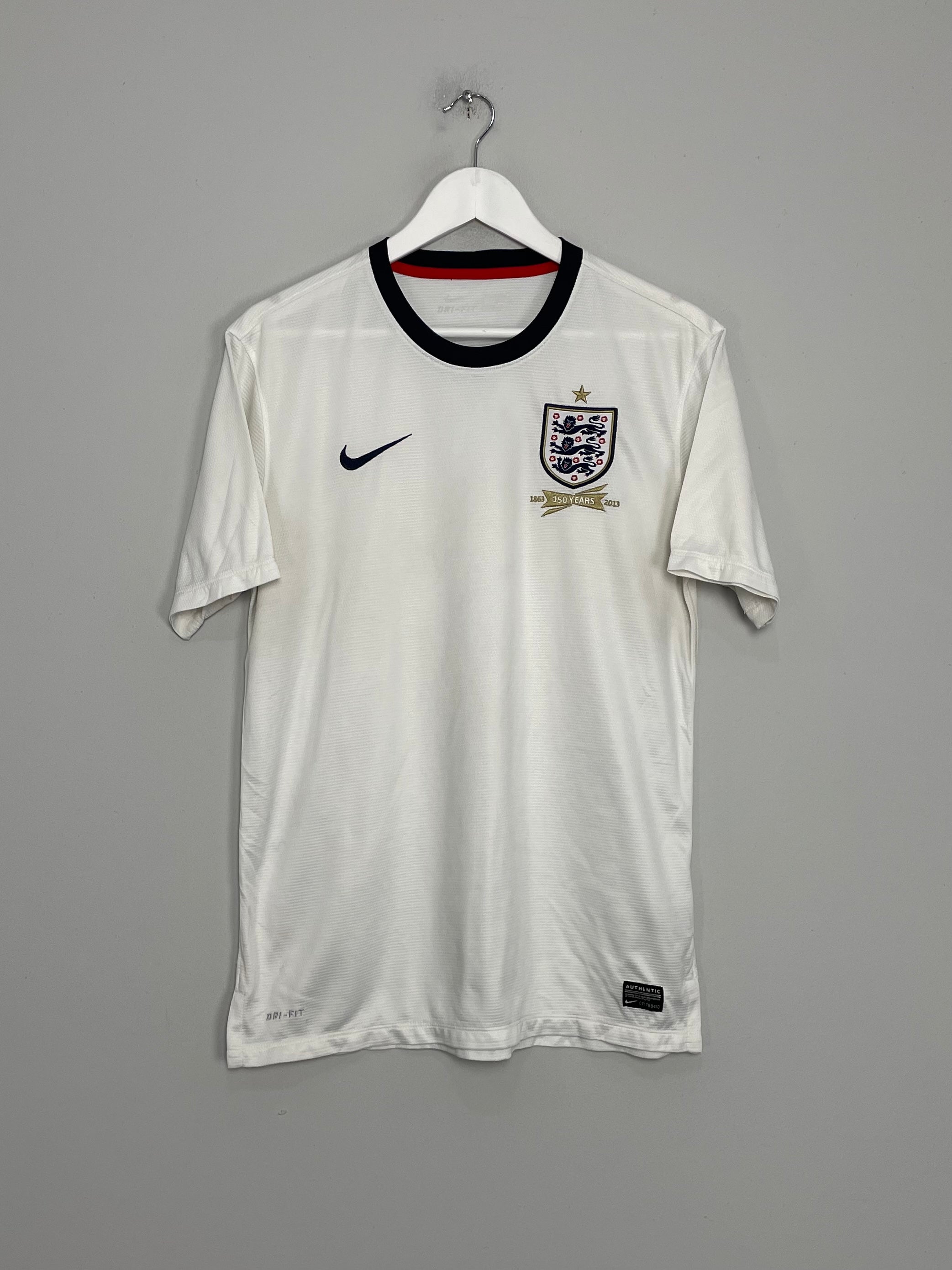 2013 ENGLAND *150 YEAR* HOME SHIRT (M) NIKE