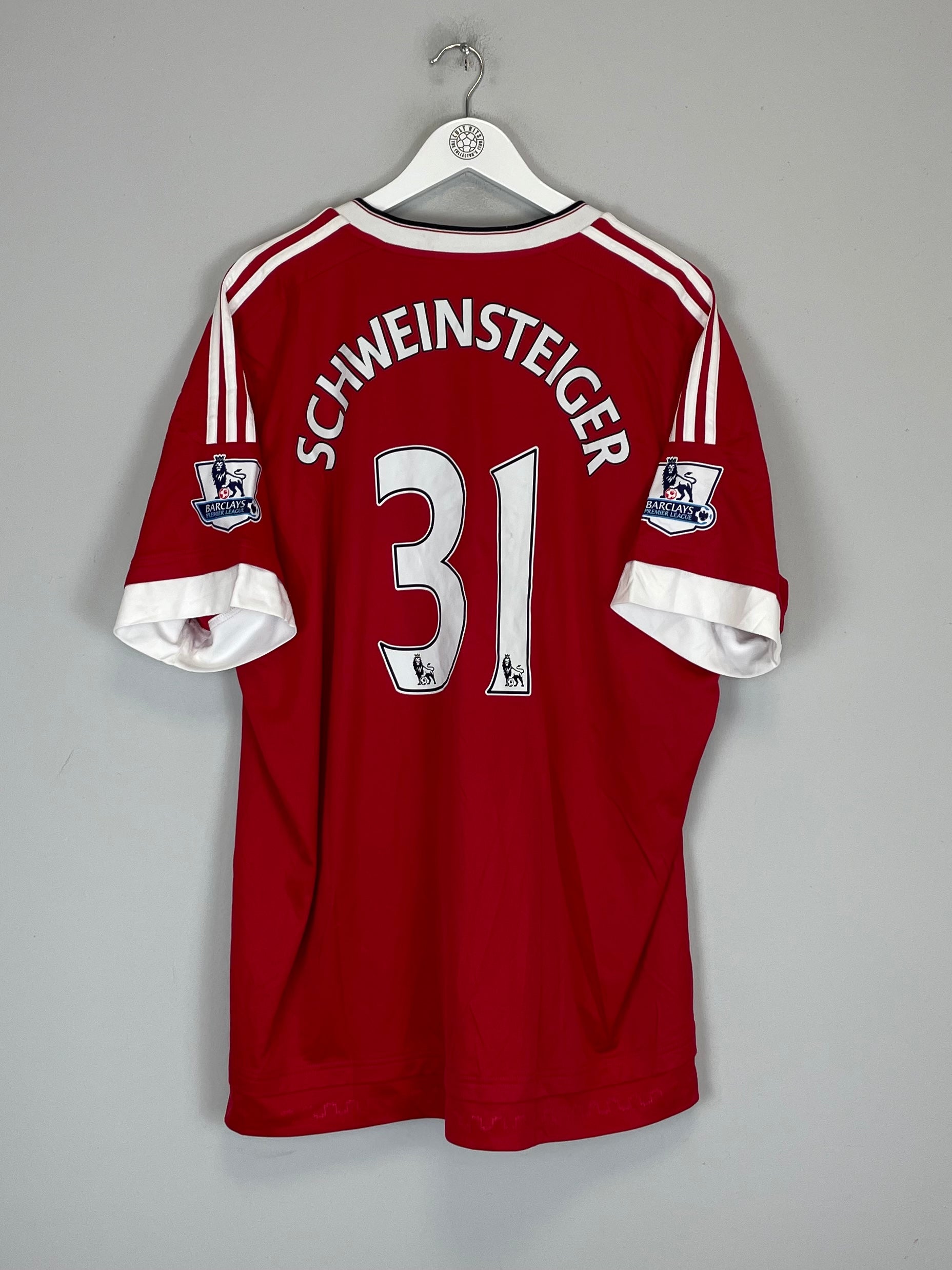 2015/16 MANCHESTER UNITED SCHWEINSTEIGER #31 HOME SHIRT (XXL) ADIDAS