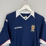 2008/09 SCOTLAND HOME SHIRT (L) DIADORA