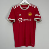 2021/22 MANCHESTER UNITED HOME SHIRT (L) ADIDAS