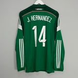 2014/15 MEXICO J.HERNANDEZ #14 L/S HOME SHIRT (L) ADIDAS