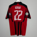 2007/08 AC MILAN KAKA #22 HOME SHIRT (L) ADIDAS