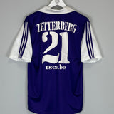 2003/04 ANDERLECHT ZETTERBURG #21  AWAY SHIRT (M) ADIDAS