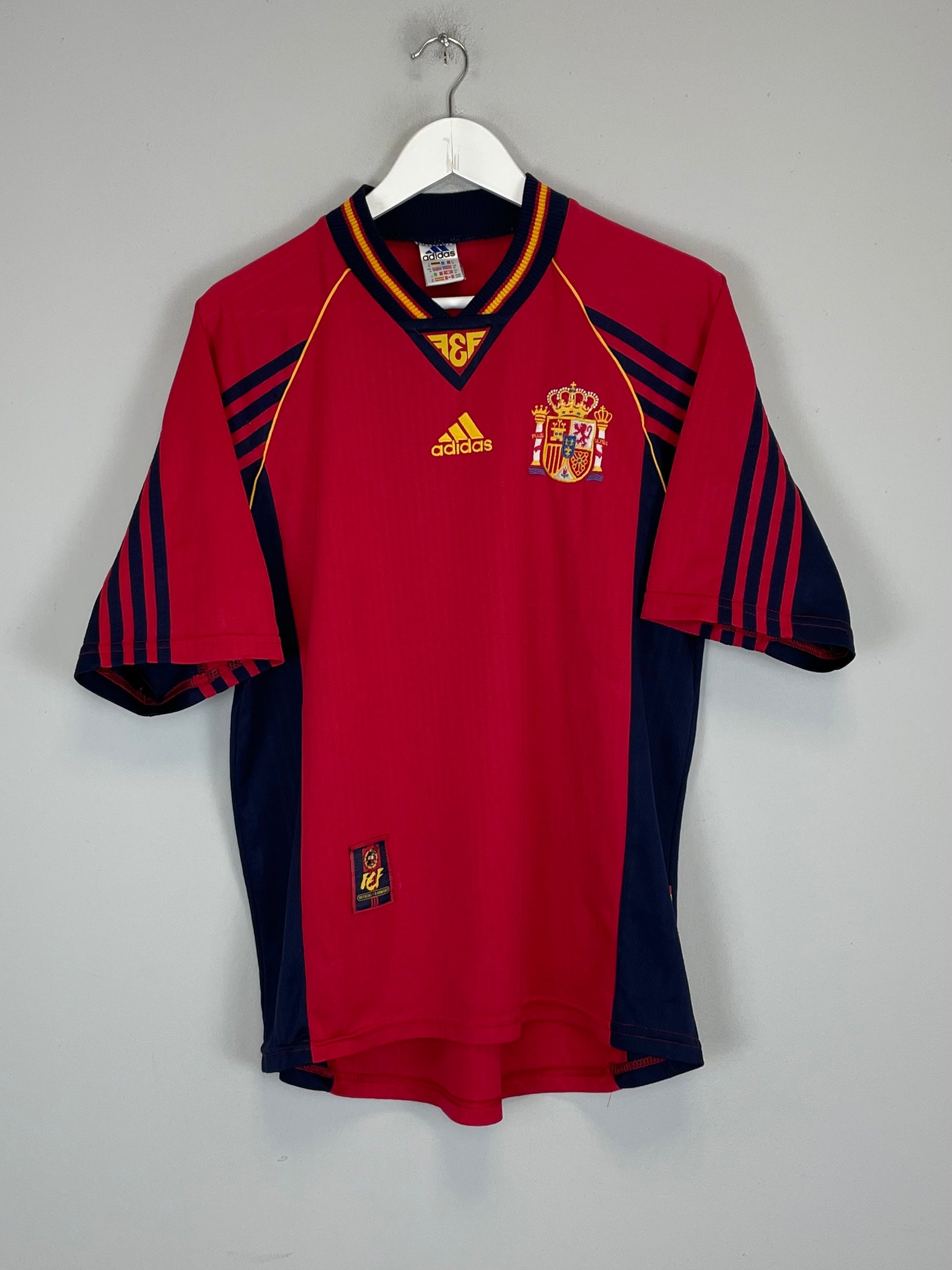 1998/00 SPAIN HOME SHIRT (M) ADIDAS