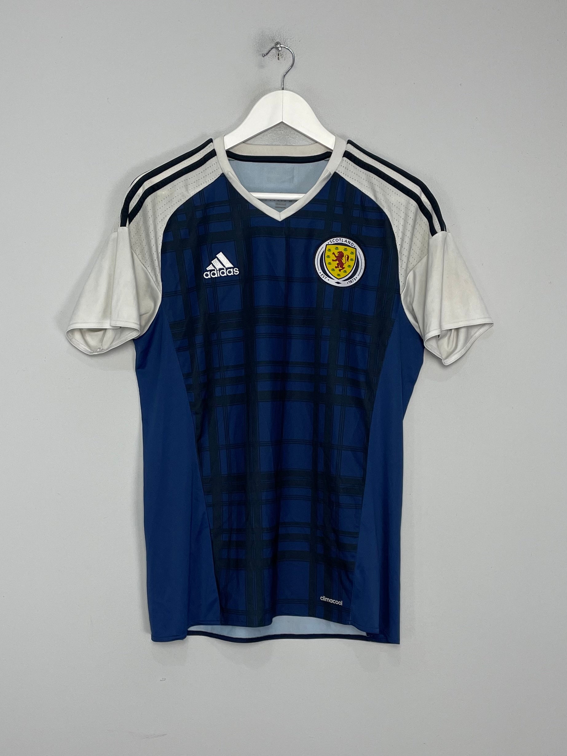 2015/17 SCOTLAND HOME SHIRT (M) ADIDAS