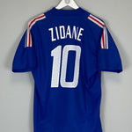 2002/04 FRANCE ZIDANE #10 HOME SHIRT (L) ADIDAS