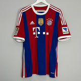 2014/15 BAYERN MUNICH ALONSO #3 HOME SHIRT (L) ADIDAS