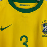 2010/11 BRAZIL MAICON #3 HOME SHIRT (XL) NIKE