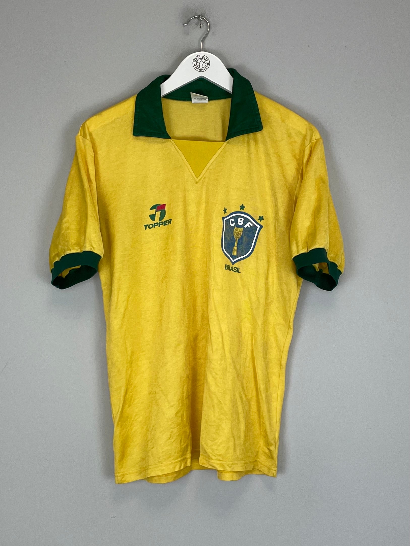 1988/91 BRAZIL HOME SHIRT (L) TOPPER