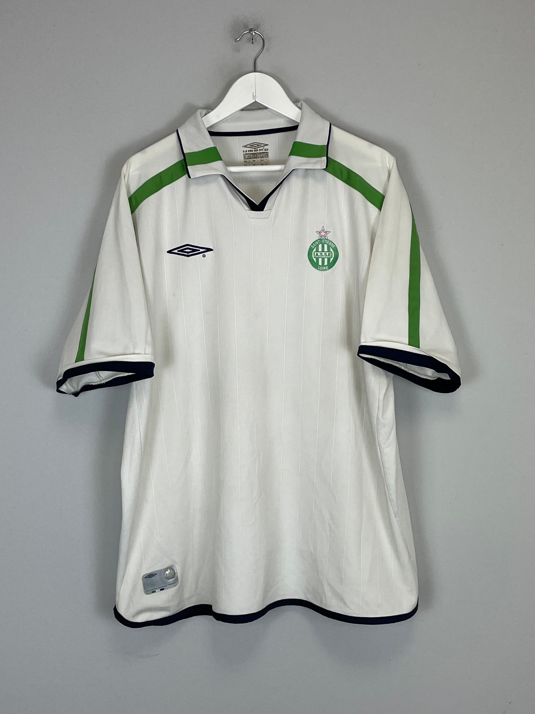 2001/02 ST ETIENNE AWAY SHIRT (XXL) UMBRO