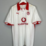 2008/09 OLYMPIAKOS R.BRAVO #15 AWAY SHIRT (XL) PUMA