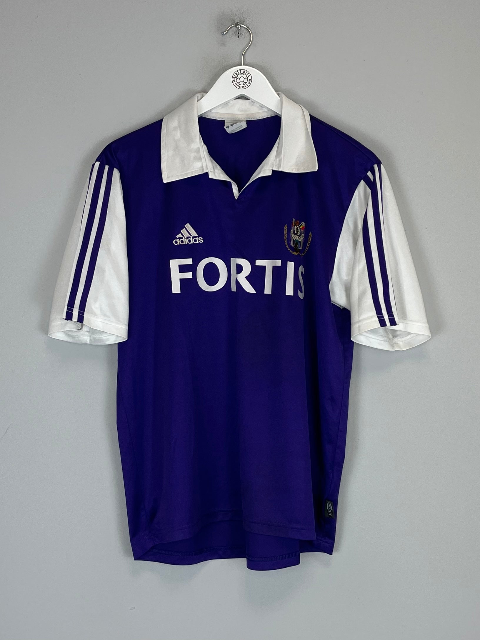 2003/04 ANDERLECHT ZETTERBURG #21  AWAY SHIRT (M) ADIDAS