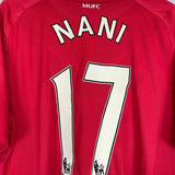 2010/11 MANCHESTER UNITED NANI #17 *AUTHENTIC* HOME SHIRT (XXL) NIKE