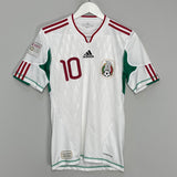 2010 MEXICO G.DOS SANTOS #10 BIOCENTENARIO *PLAYER ISSUE* AWAY SHIRT (S) ADIDAS