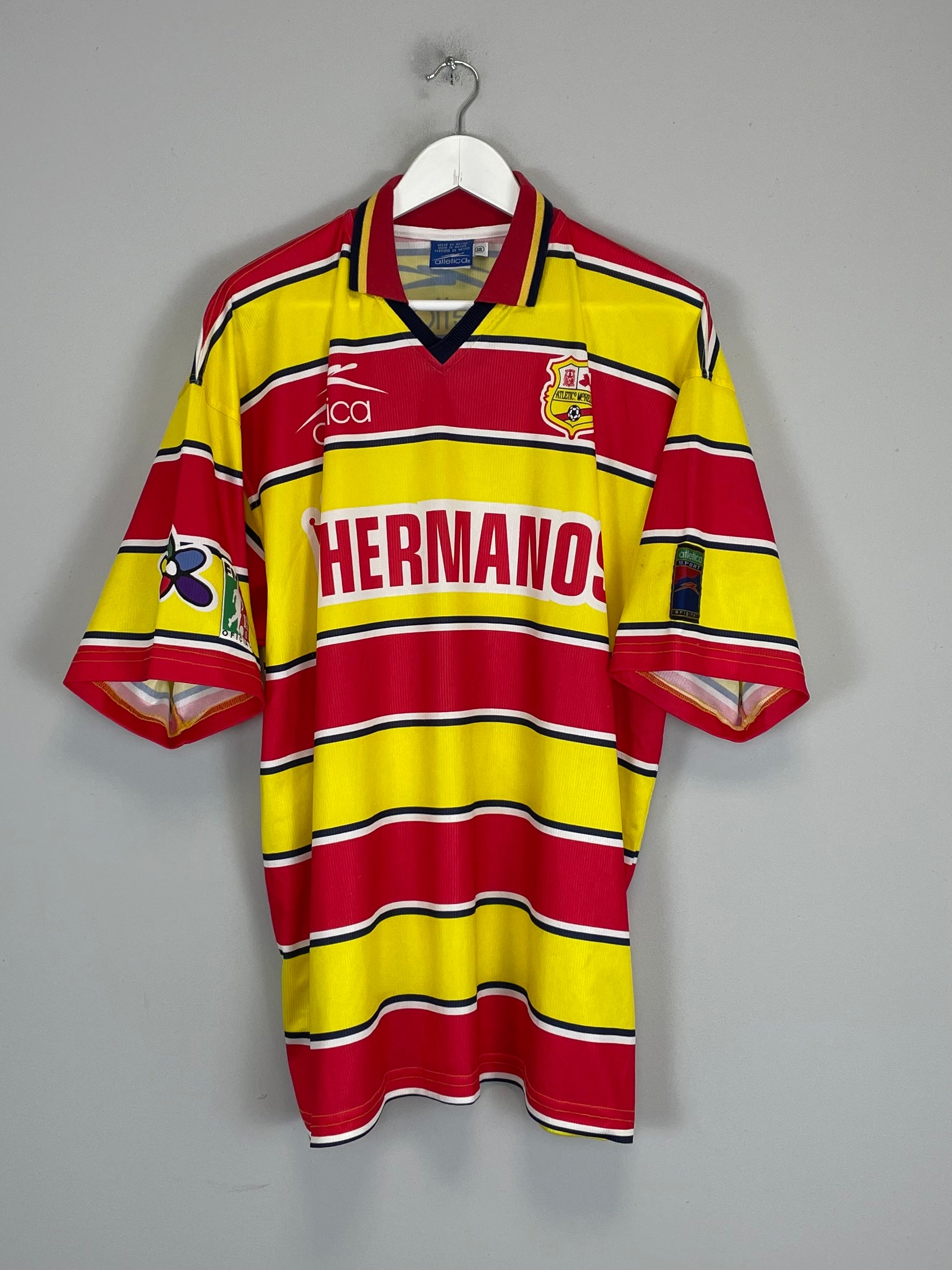 1998/99 MONARCAS MORELIA HOME SHIRT (XL) ATLETICA