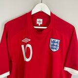 2010/11 ENGLAND ROONEY #10 AWAY SHIRT (L) UMBRO