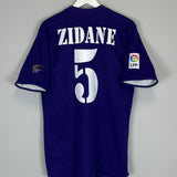 2001/02 REAL MADRID ZIDANE #5 *CENTENARY* THIRD SHIRT (L) ADIDAS