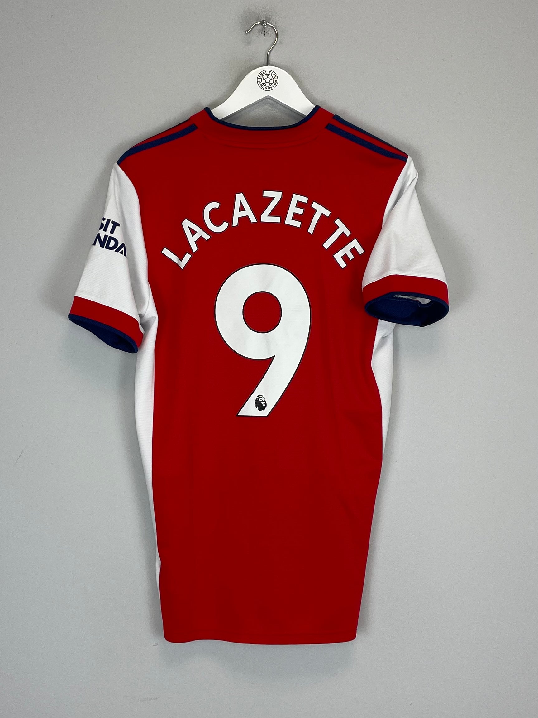 2021/22 ARSENAL LACAZETTE #9 HOME SHIRT (M) ADIDAS