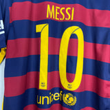 2015/16 BARCELONA MESSI #10 HOME SHIRT (XL) NIKE