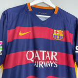 2015/16 BARCELONA MESSI #10 HOME SHIRT (XL) NIKE