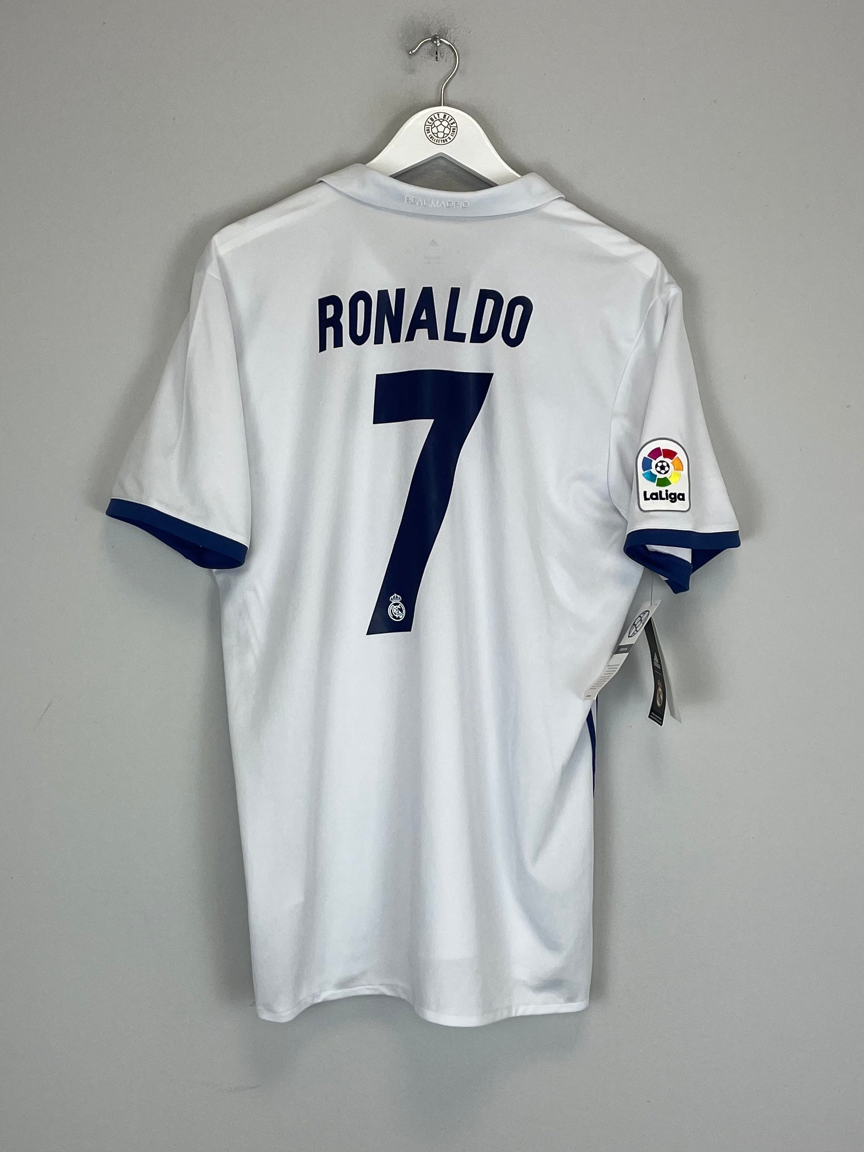 2016/17 REAL MADRID RONALDO #7 *BNWT* HOME SHIRT (L) ADIDAS