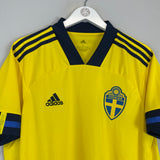 2020/21 SWEDEN HOME SHIRT (L) ADIDAS