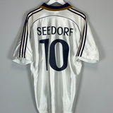 1998/99 REAL MADRID SEEDORF #10 HOME SHIRT (L) ADIDAS